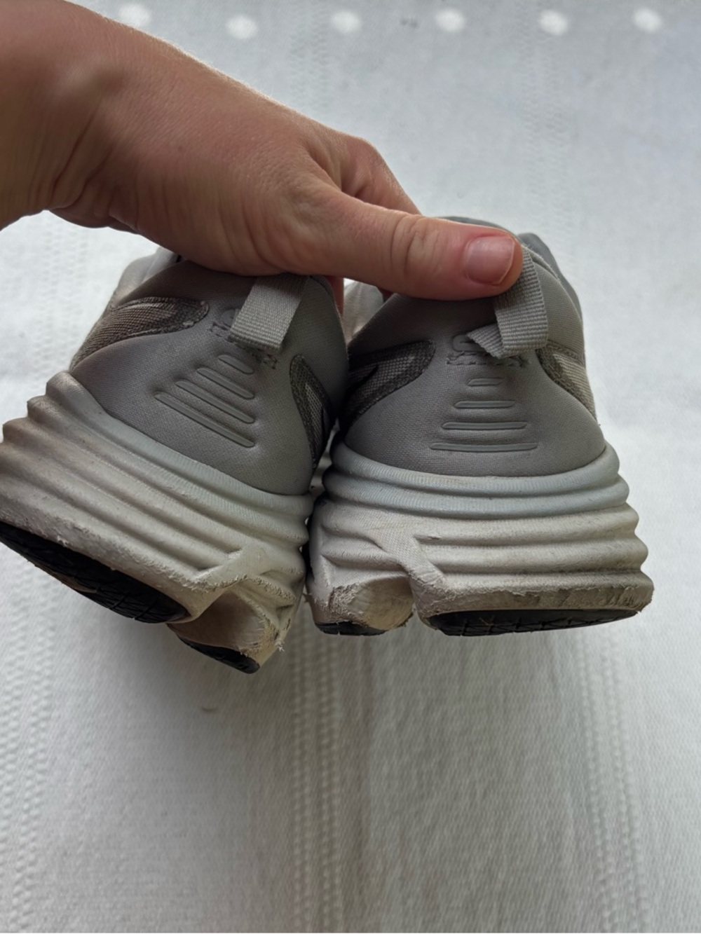 HOKA One One Bondi 3 Men’s Size 8.5D Running Shoes Gray - Picture 10 of 15